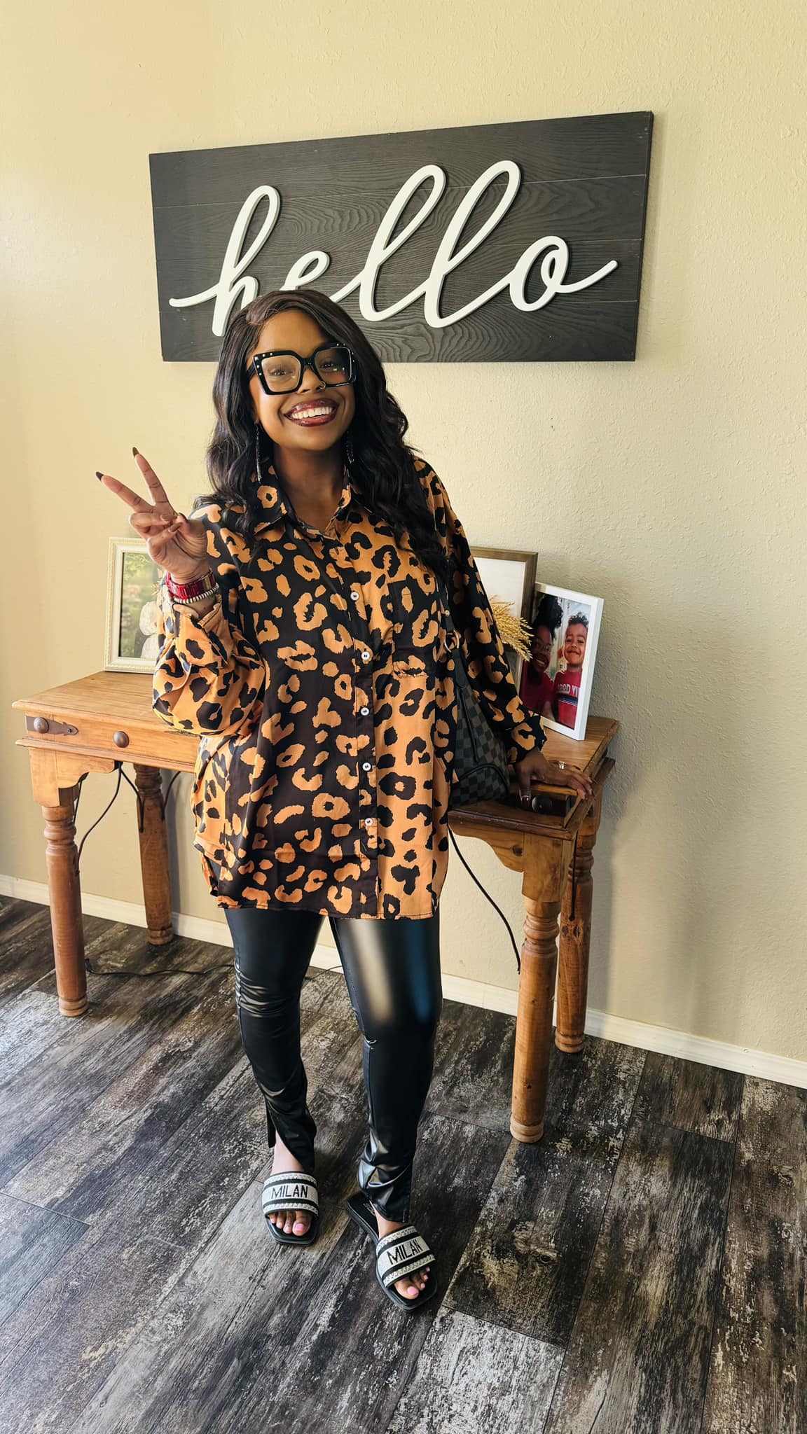 "Cheetah Girl" Blouse